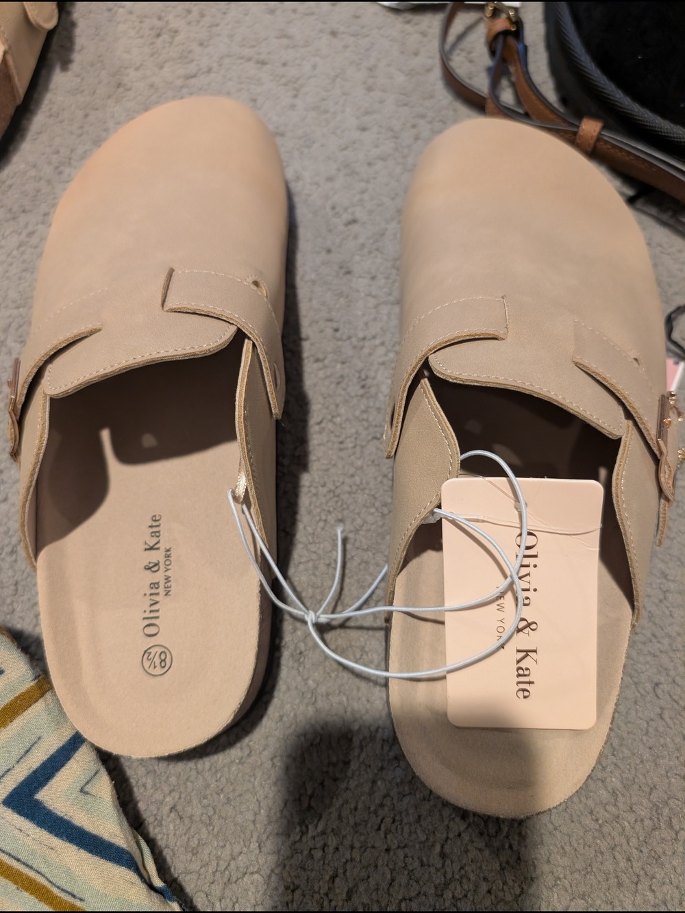 Women’s Beige Slip-On Clog